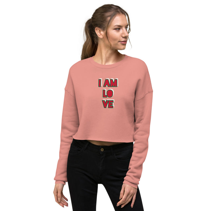 Crop Sweatshirt - I AM LOVE