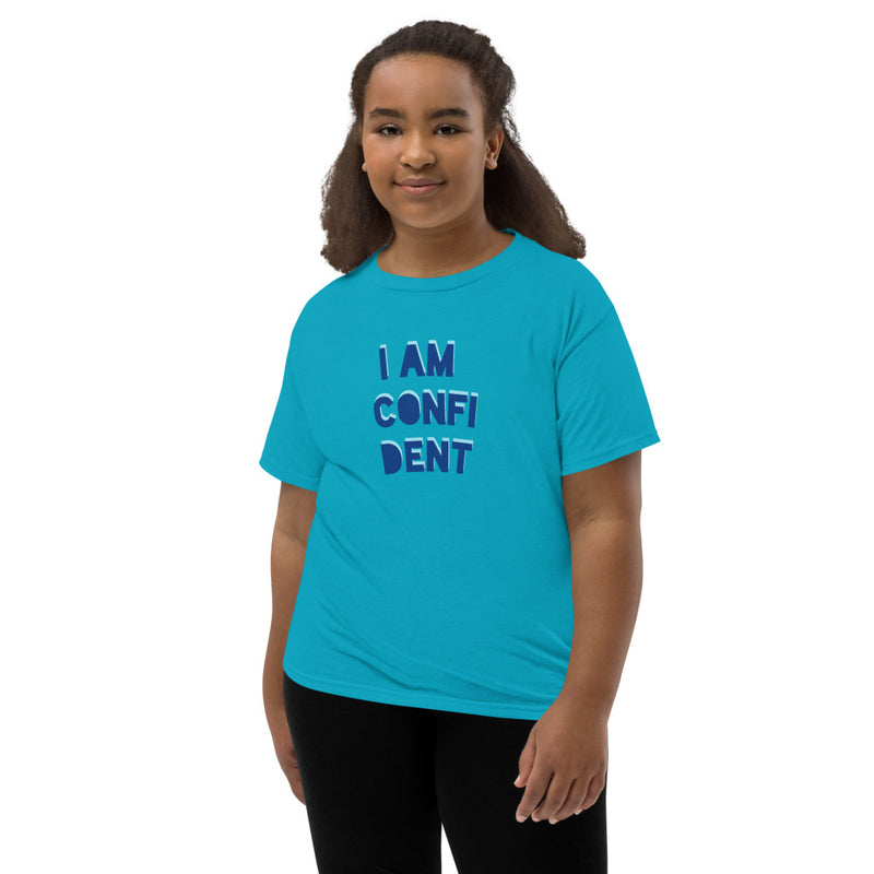 Youth Short Sleeve T-Shirt - I AM CONFIDENT