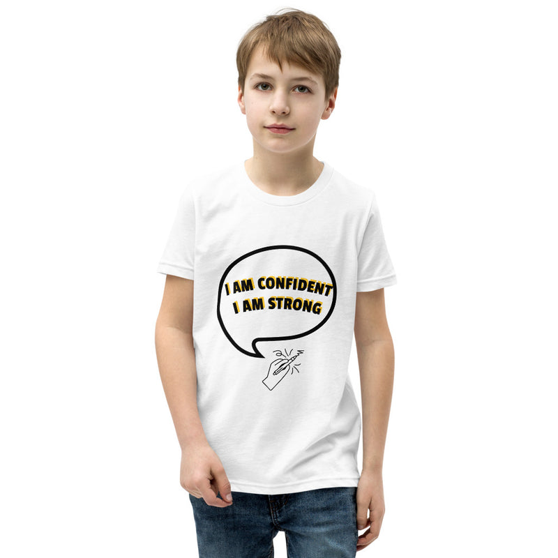 Youth Short Sleeve T-Shirt - I am Confident - I am Strong
